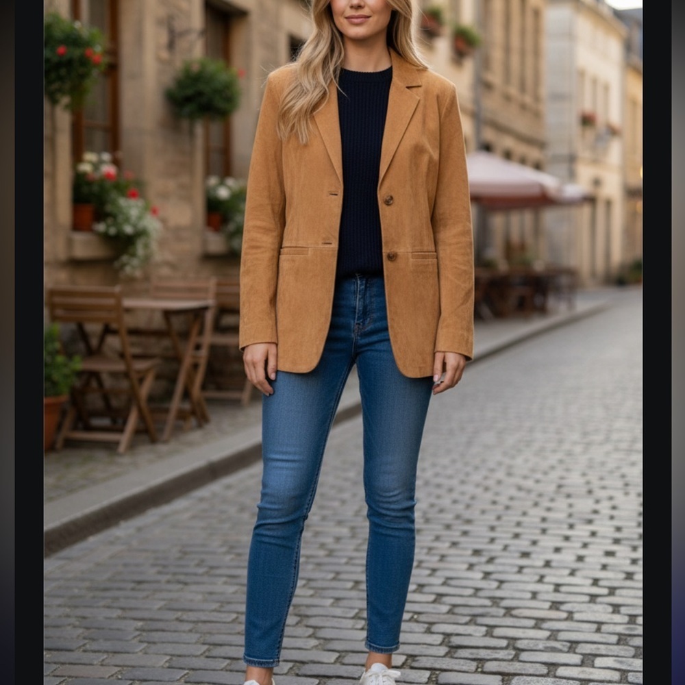 Reformation Veda Suede Jacket S